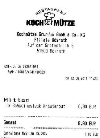 kmsa Hffner Kochmtze Restaurant